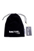 Анальная втулка   TOYFA Metal,  с красным хвостиком, 13см