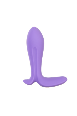 Анальный вибратор Satisfyer Intensity Plug, силикон, сиреневый, 9 см